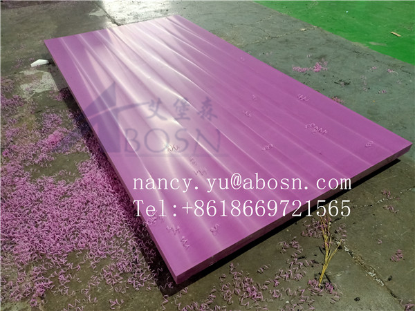 3050x1220mm ガラス充填 UHMWPE シート用の青い UHMWPE シート