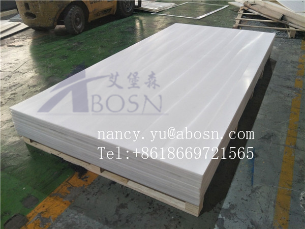 3050x1220mm ガラス充填 UHMWPE シート用の青い UHMWPE シート